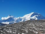 20 Phola Gangchen And Shishapangma North Face From Trek Towards Shishapangma North Advanced Base Camp Phola Gangchen and Shishapangma North Face dominate the view from the trek towards Shishapangma North Advanced Base Camp.